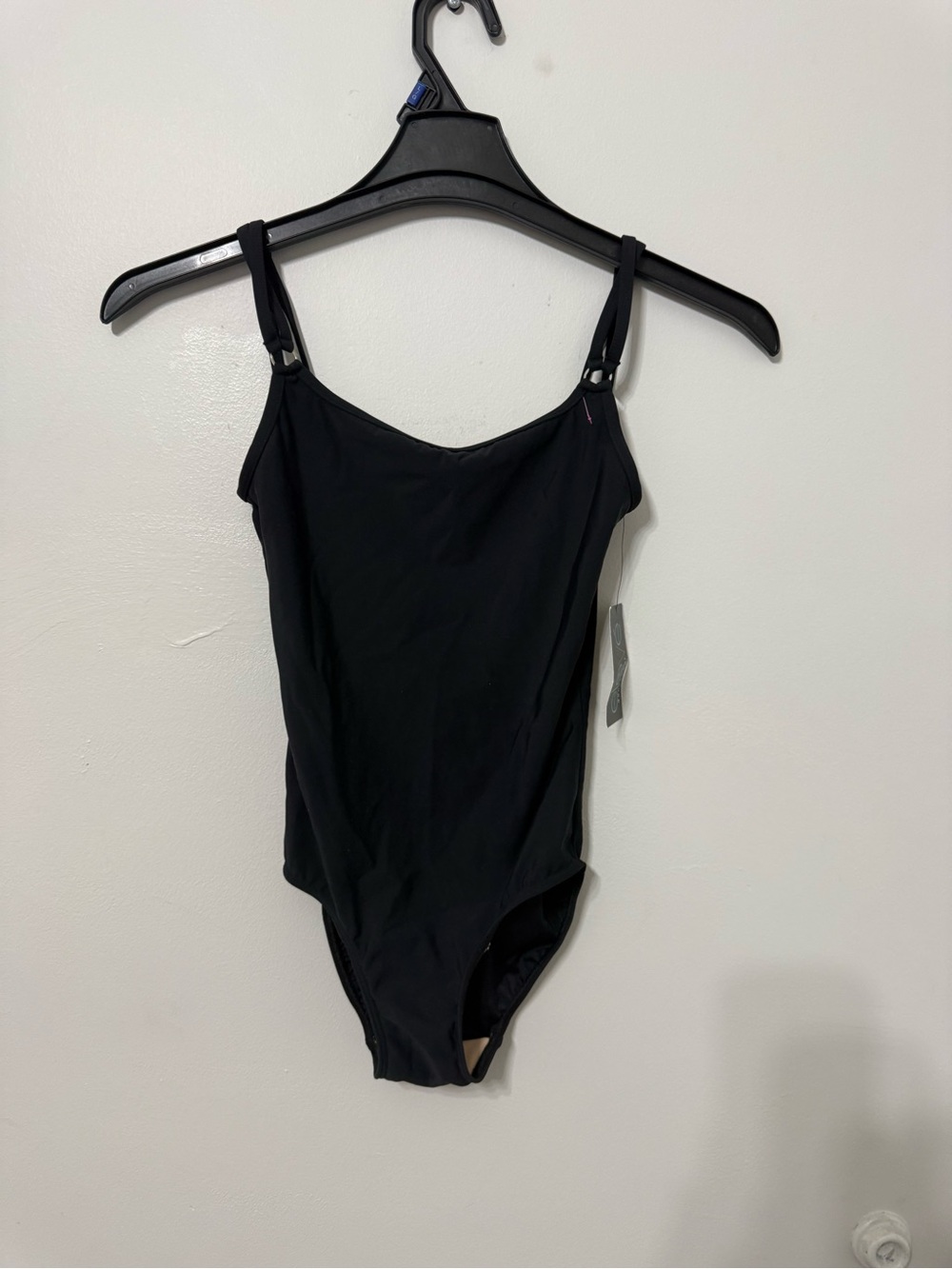 Classic Black Girls' One-Piece Swimsuit
